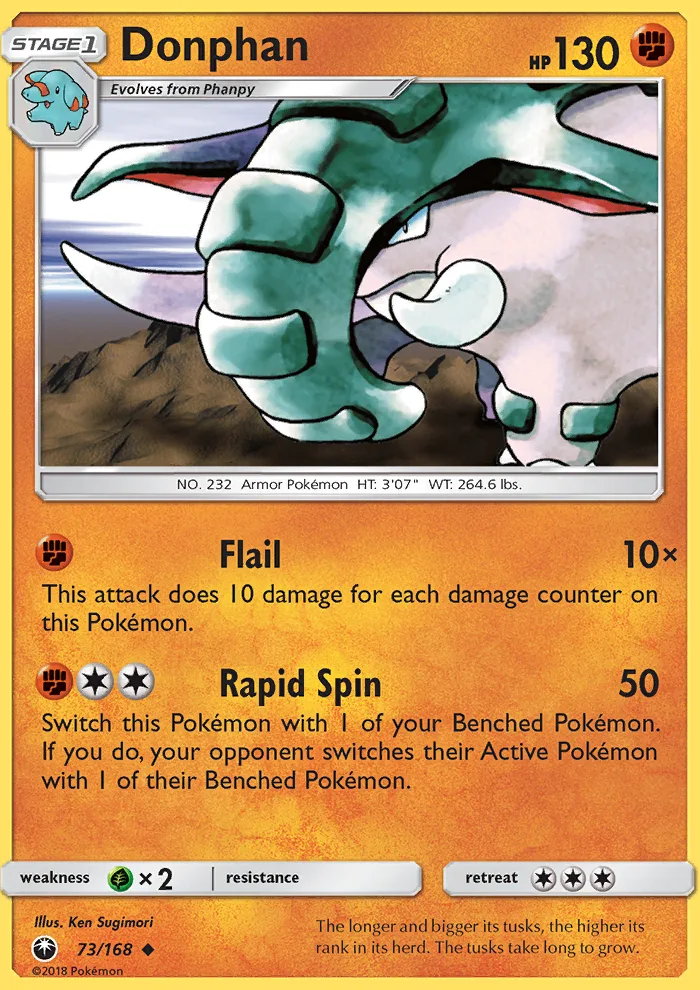 Donphan · Celestial Storm 73/168