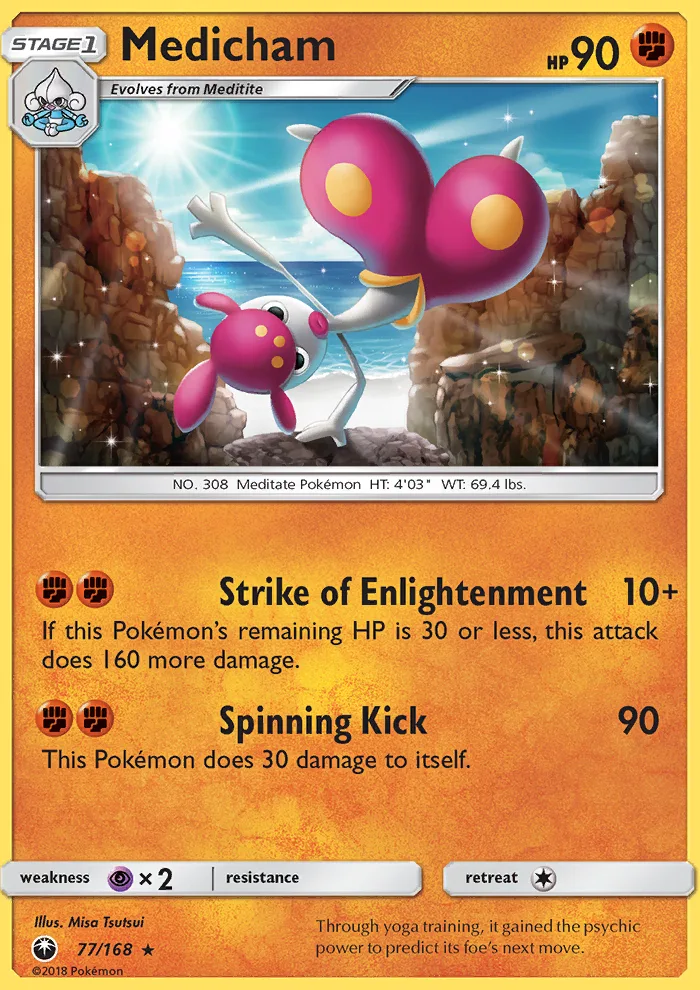 Medicham · Celestial Storm 77/168