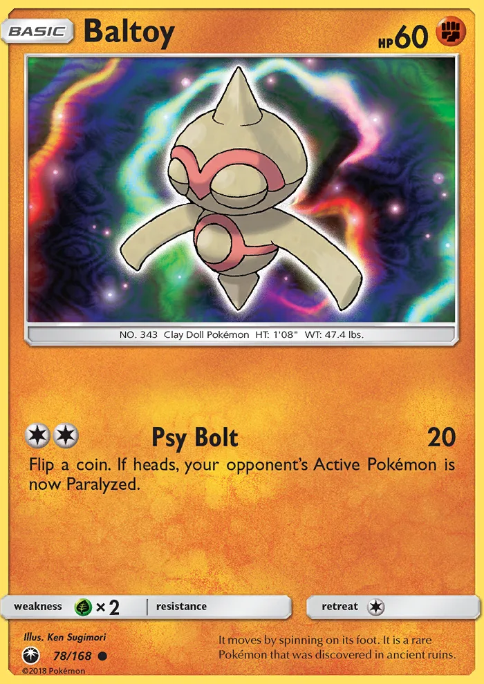 Baltoy · Celestial Storm 78/168
