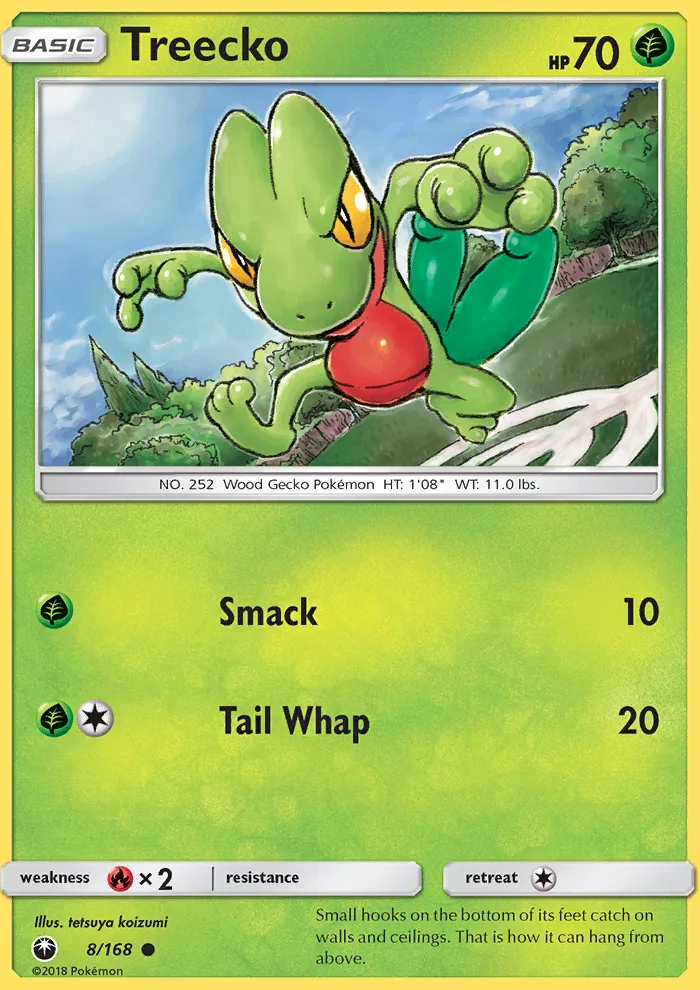 Treecko · Celestial Storm 8/168