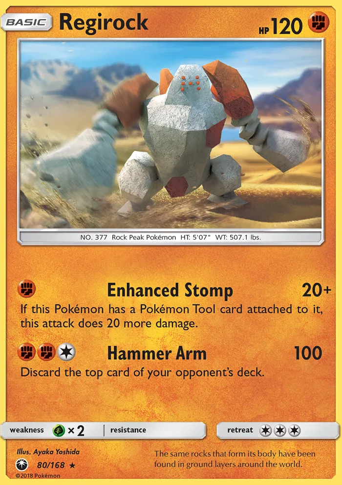 Regirock · Celestial Storm 80/168