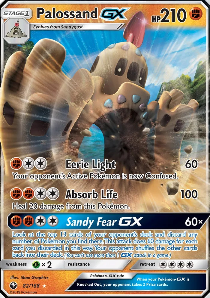Palossand GX · Celestial Storm 82/168