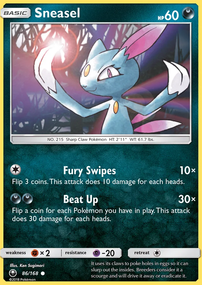 Sneasel · Celestial Storm 86/168