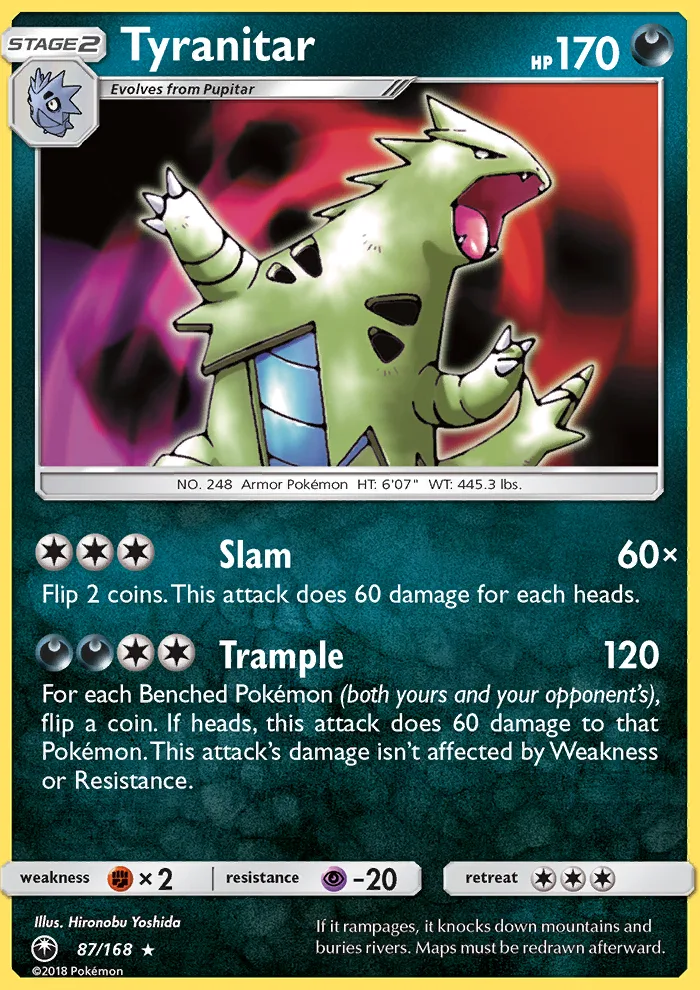 Tyranitar · Celestial Storm 87/168