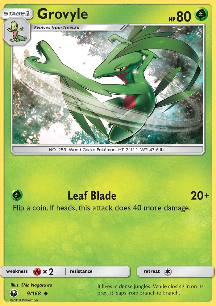 Grovyle · Celestial Storm 9/168