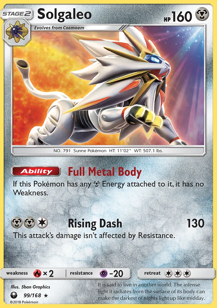 Solgaleo · Celestial Storm 99/168