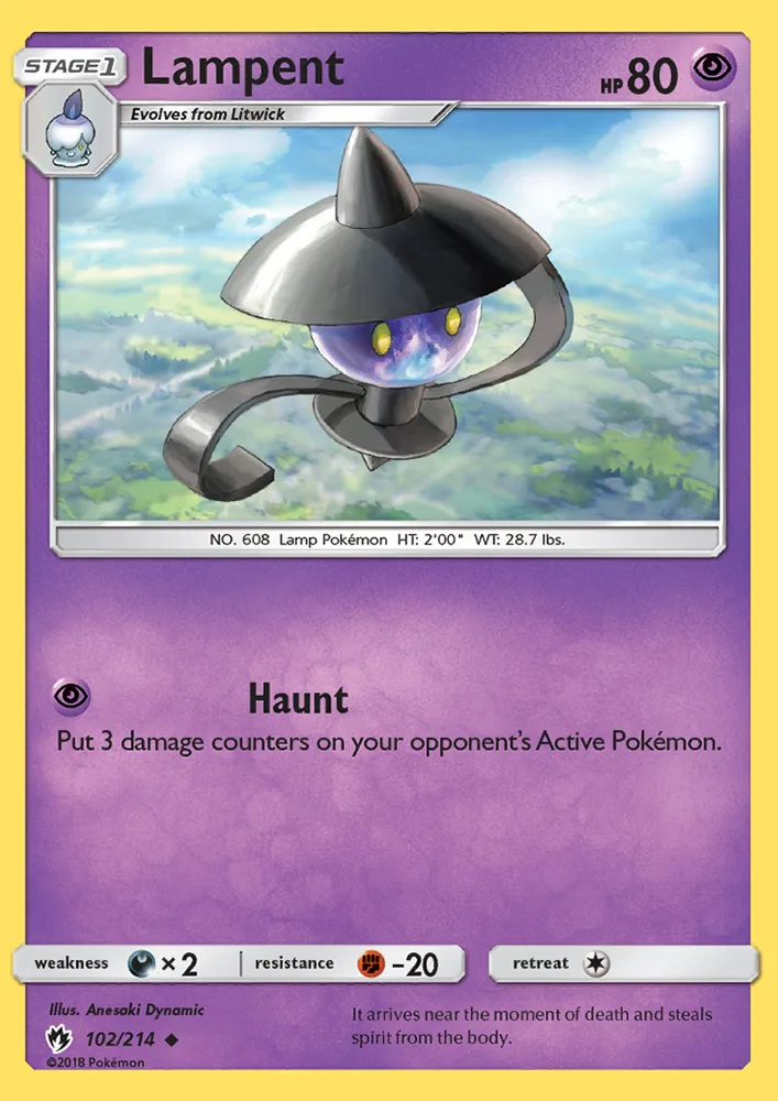 Lampent · Lost Thunder 102/214