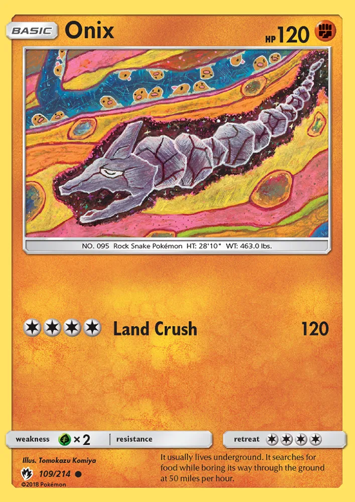 Onix · Lost Thunder 109/214