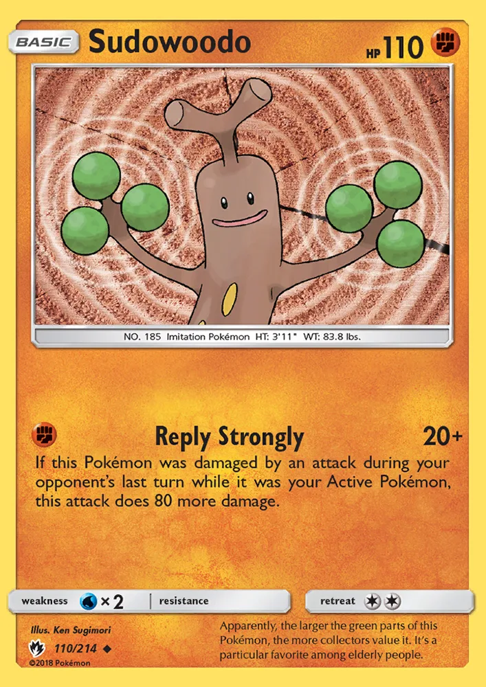 Sudowoodo · Lost Thunder 110/214