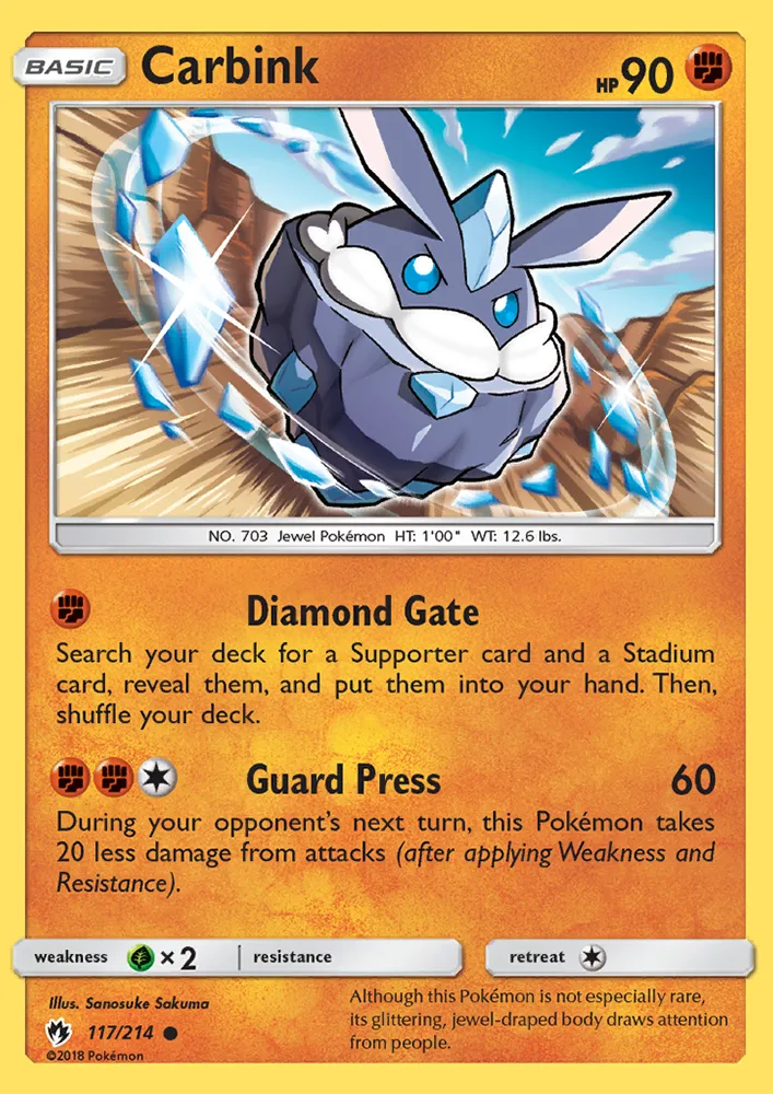 Carbink · Lost Thunder 117/214