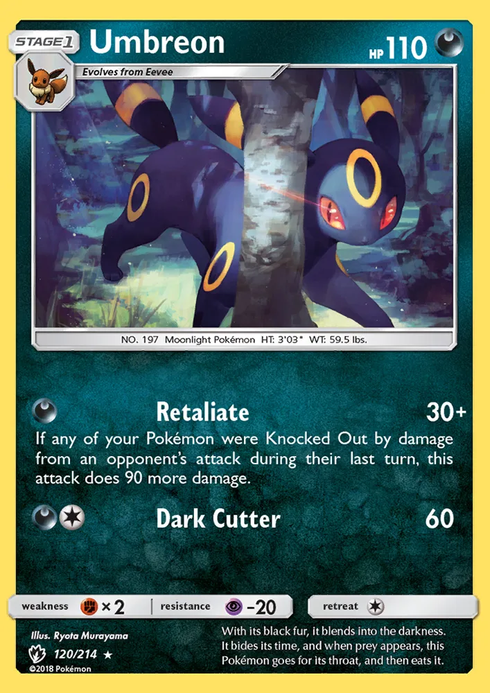 Umbreon · Lost Thunder 120/214
