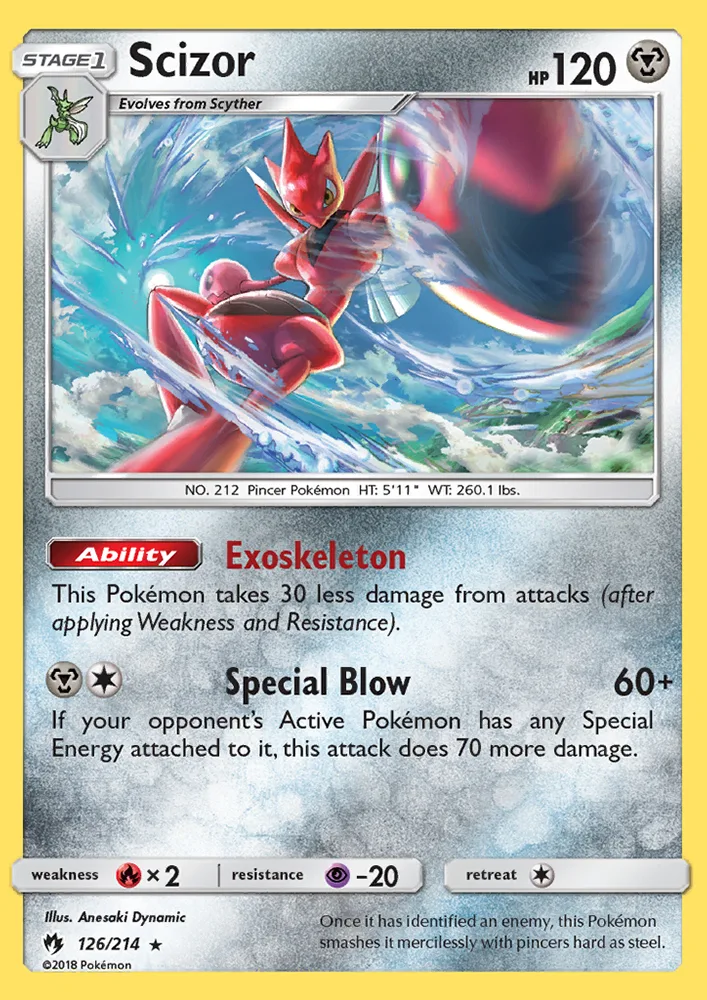 Scizor · Lost Thunder 126/214