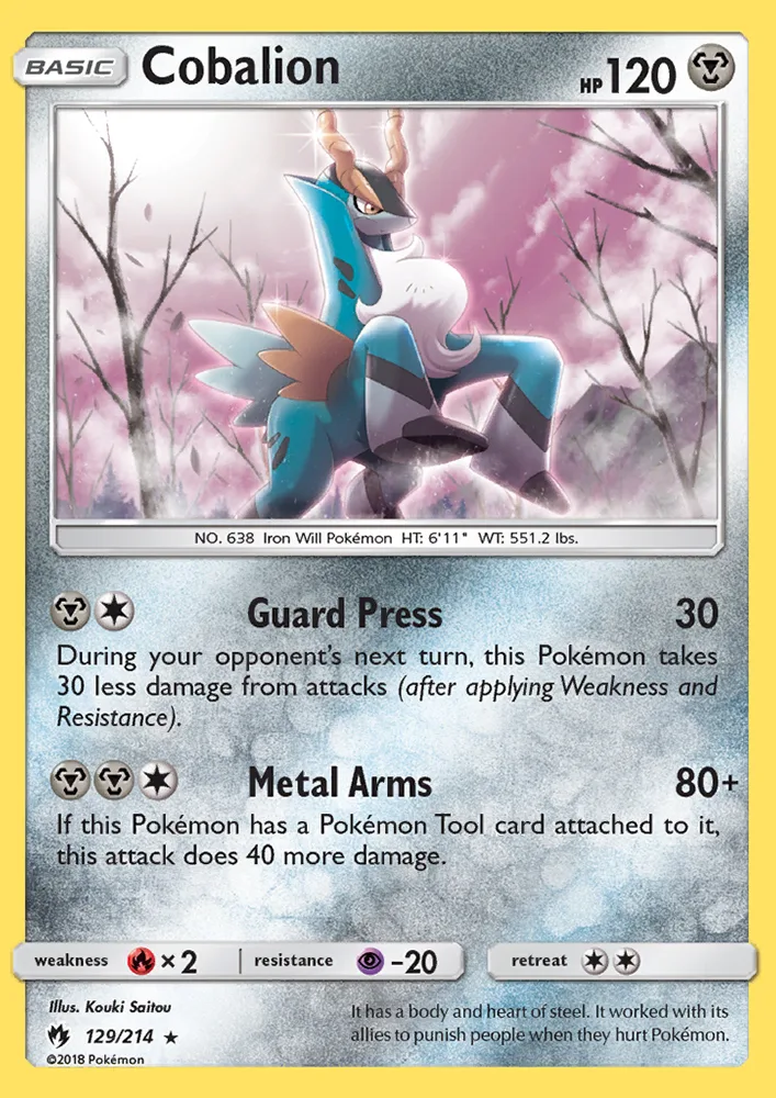 Cobalion · Lost Thunder 129/214