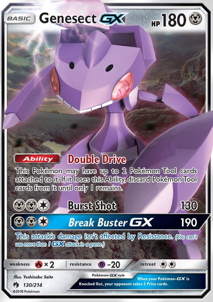 Genesect GX · Lost Thunder 130/214
