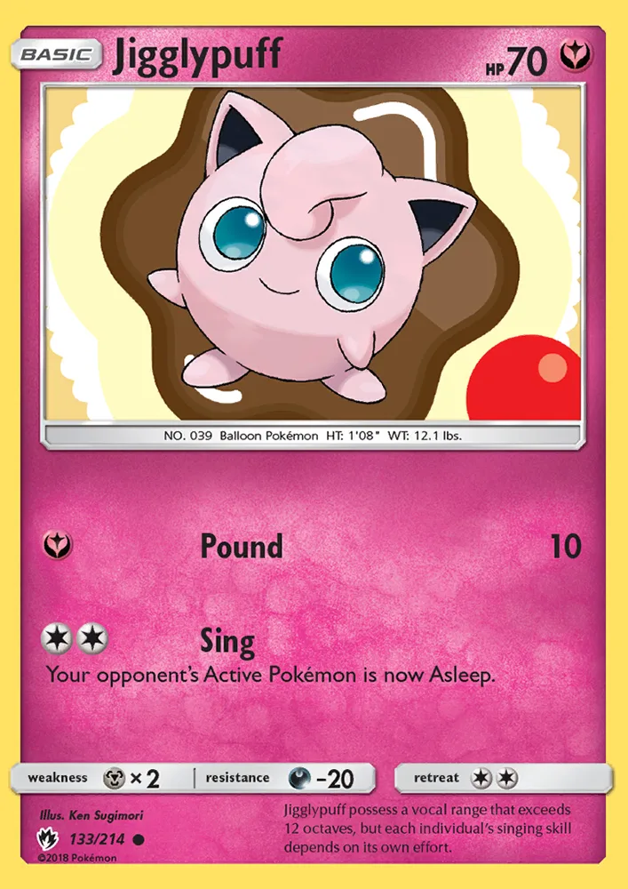Jigglypuff · Lost Thunder 133/214