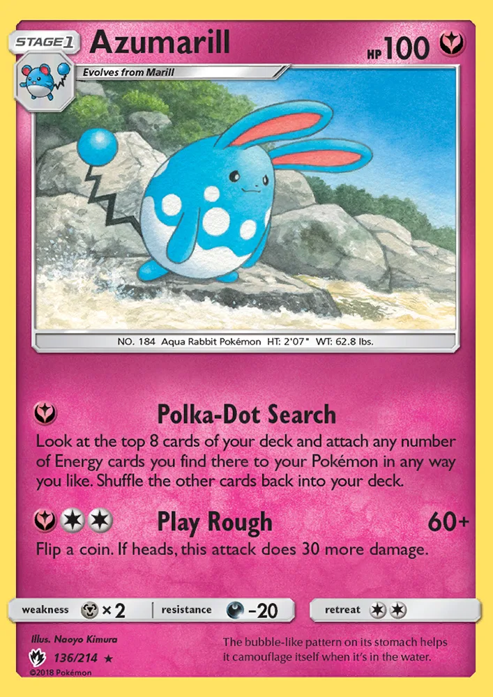 Azumarill · Lost Thunder 136/214