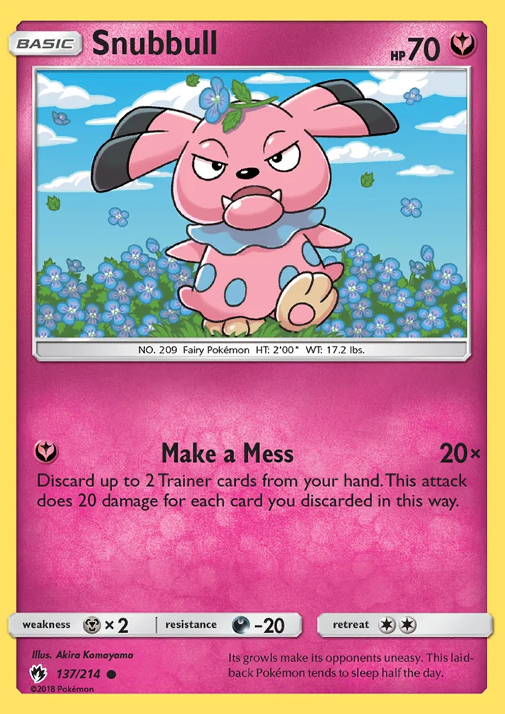 Snubbull · Lost Thunder 137/214