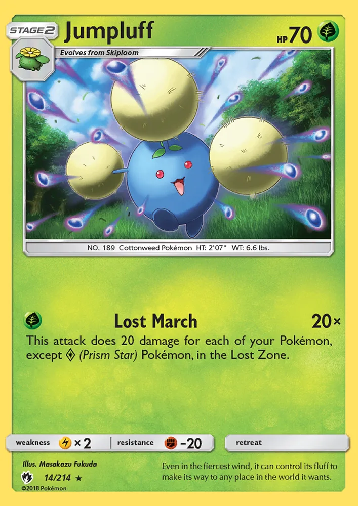 Jumpluff · Lost Thunder 14/214