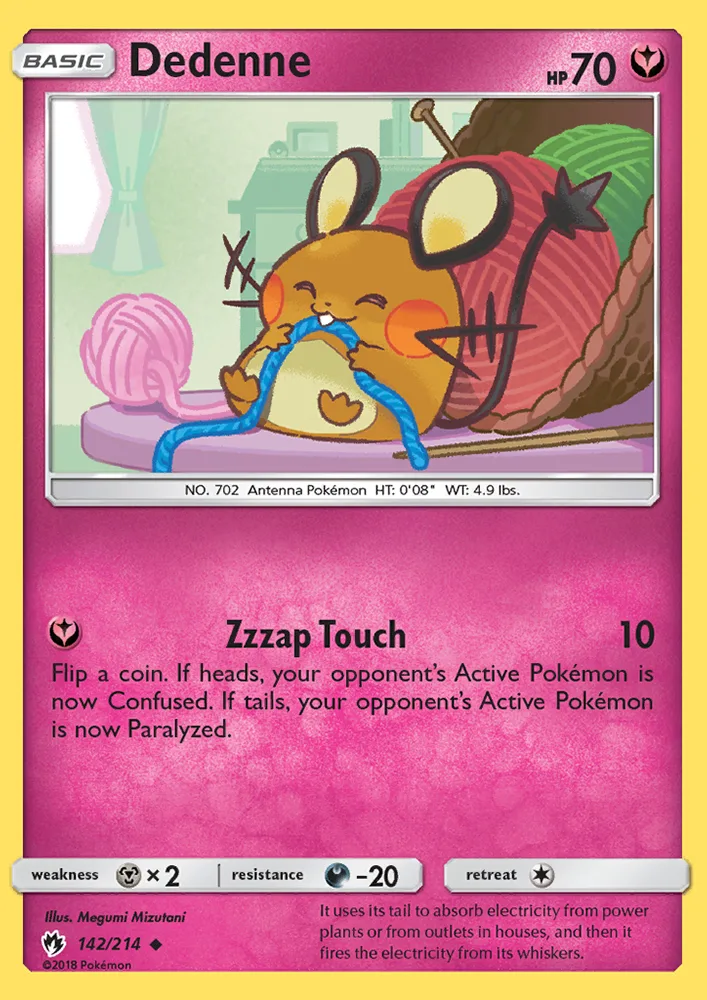 Dedenne · Lost Thunder 142/214
