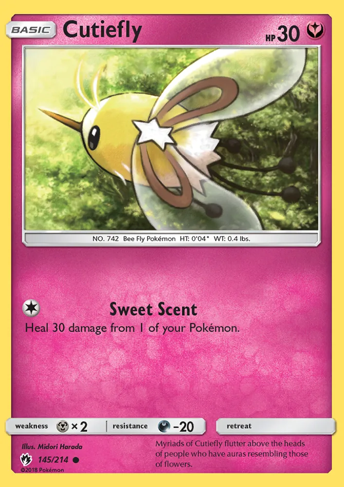 Cutiefly · Lost Thunder 145/214