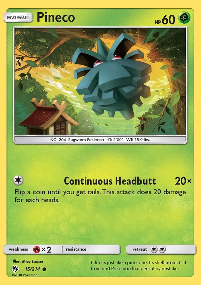 Pineco · Lost Thunder 15/214