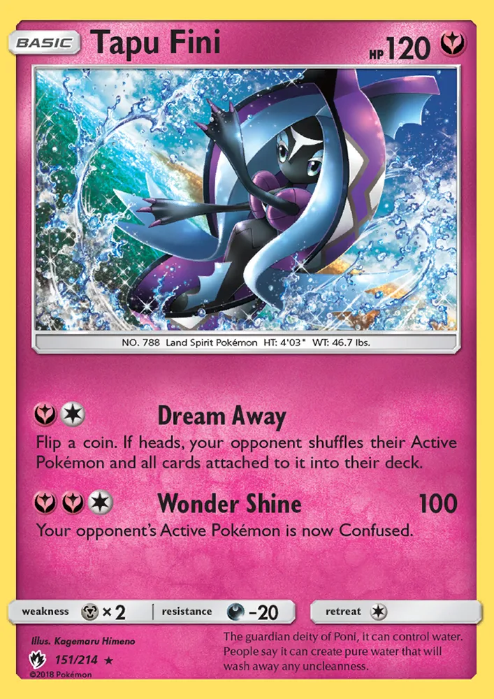Tapu Fini · Lost Thunder 151/214