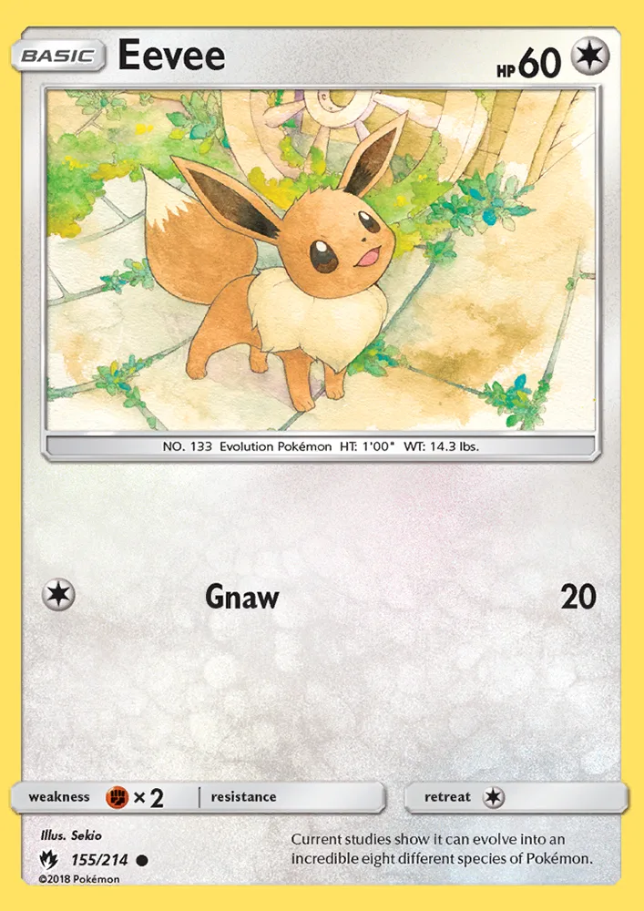 Eevee · Lost Thunder 155/214