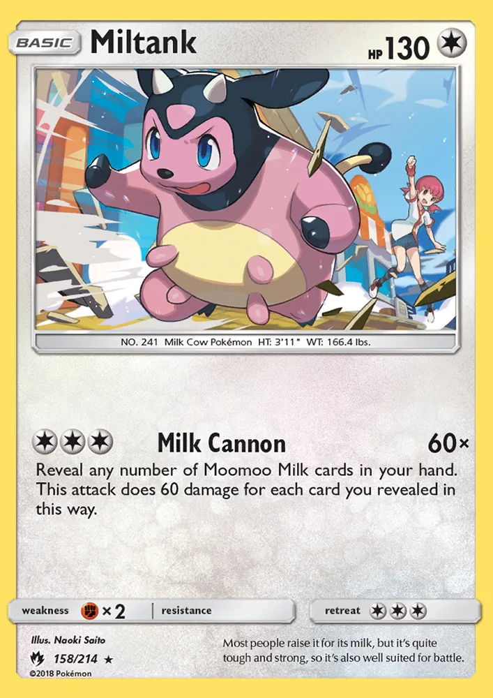 Miltank · Lost Thunder 158/214