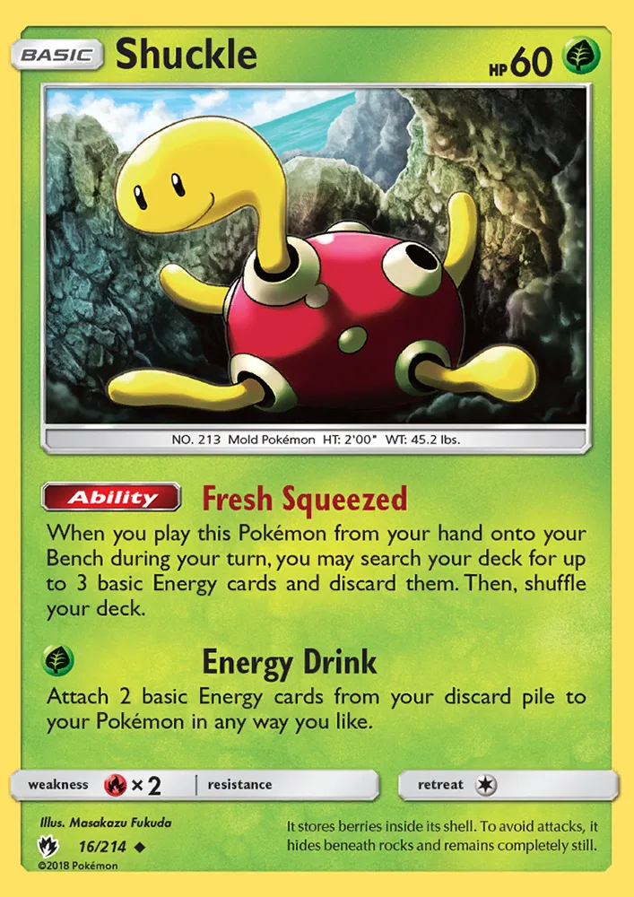 Shuckle · Lost Thunder 16/214