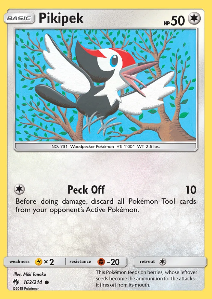 Pikipek · Lost Thunder 163/214