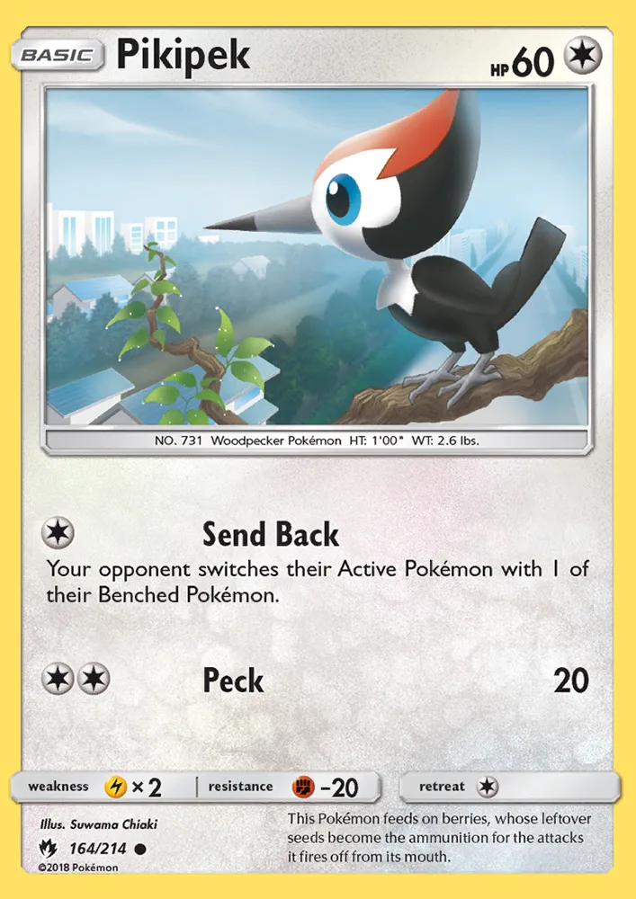 Pikipek · Lost Thunder 164/214