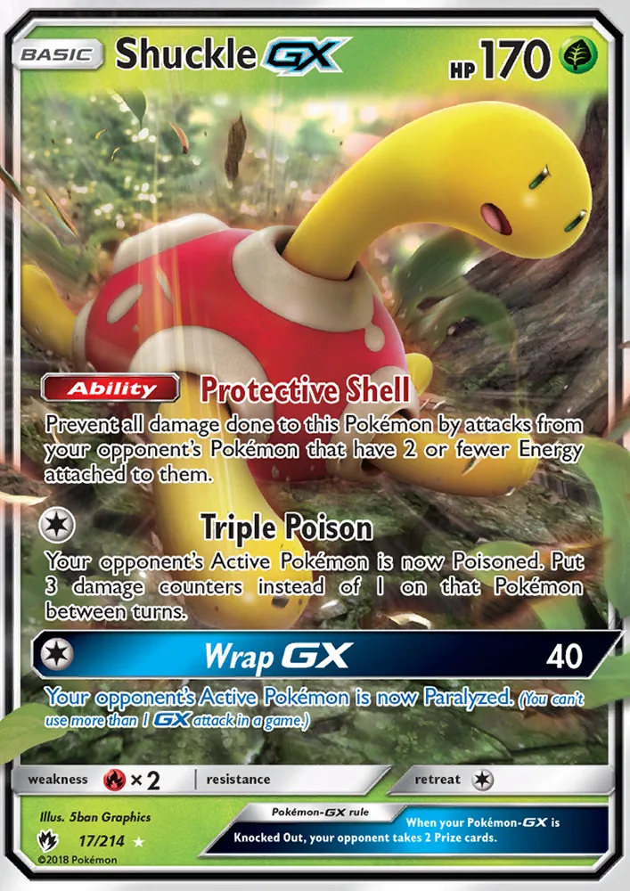 Shuckle GX · Lost Thunder 17/214