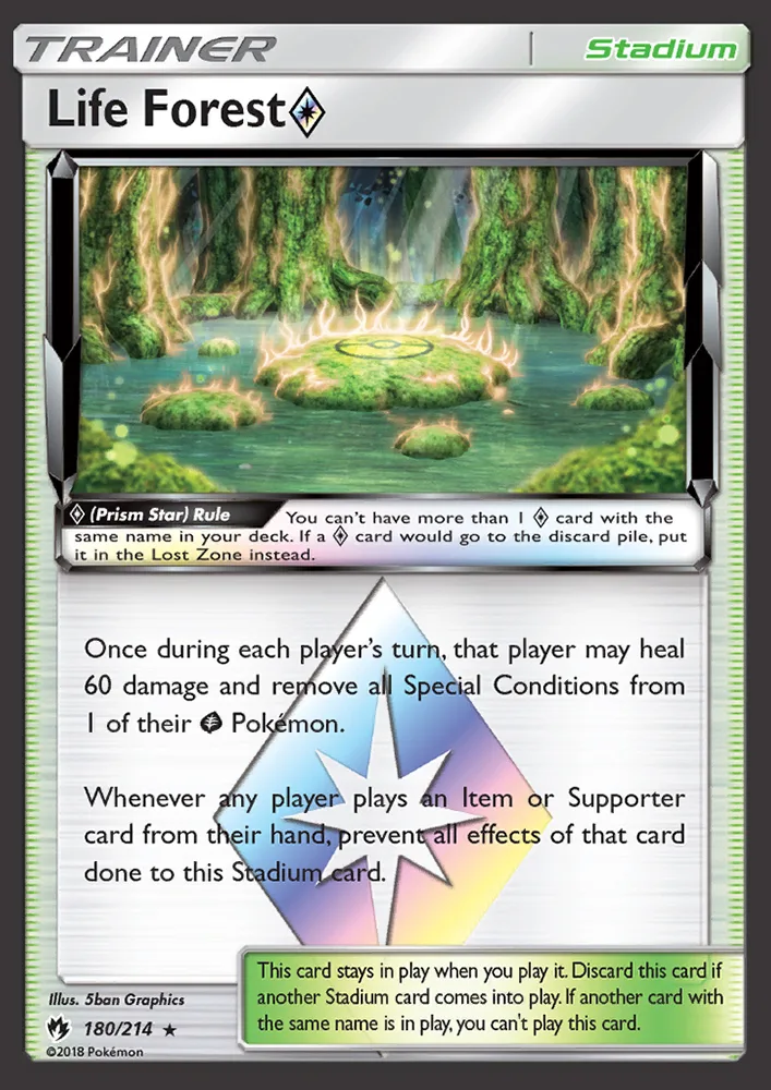 Life Forest ◇ · Lost Thunder 180/214