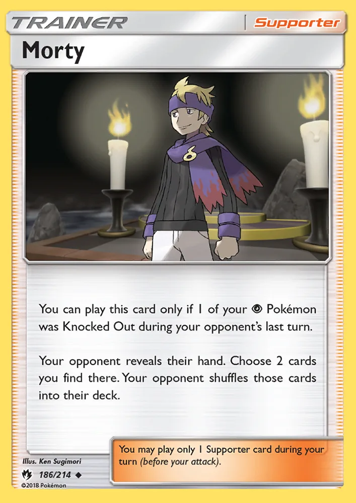 Morty · Lost Thunder 186/214