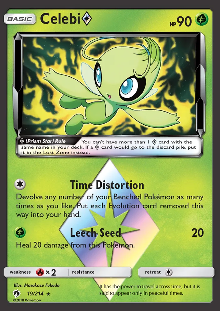 Celebi ◇ · Lost Thunder 19/214