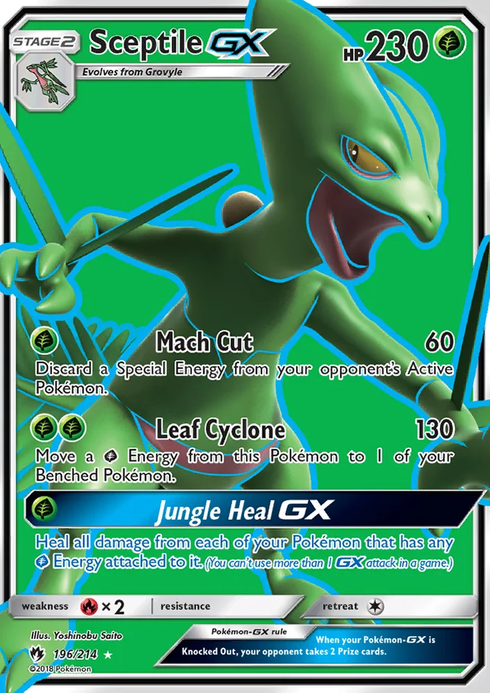 Sceptile GX · Lost Thunder 196/214