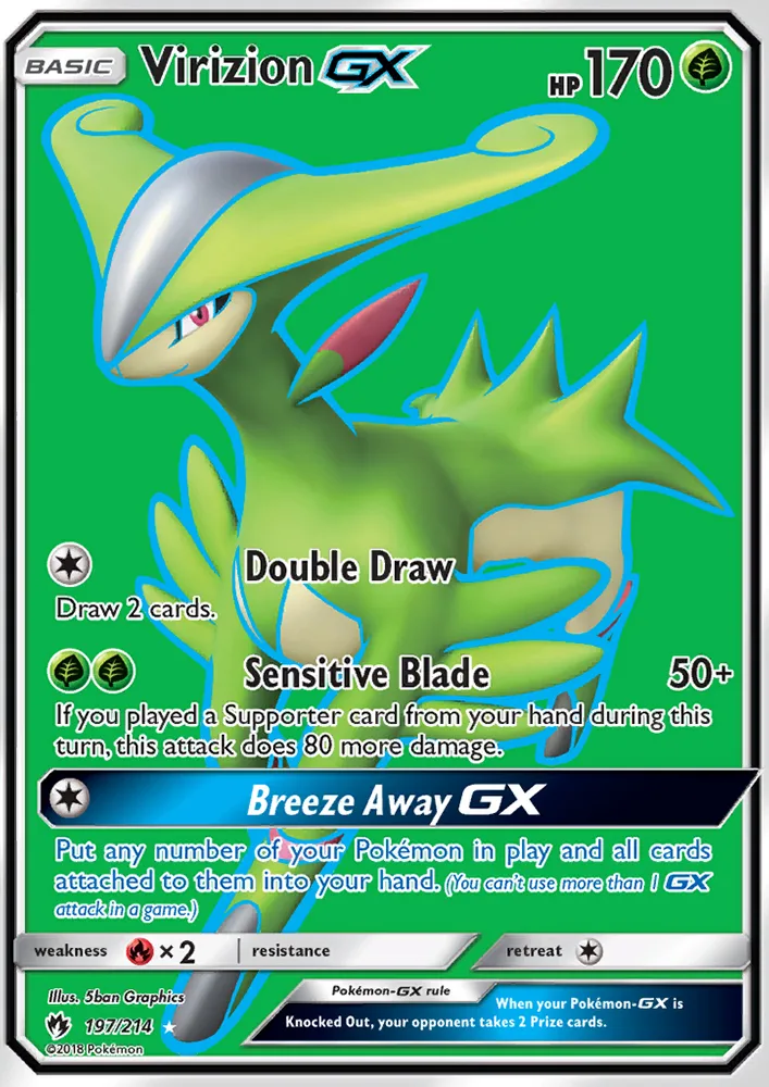 Virizion GX · Lost Thunder 197/214