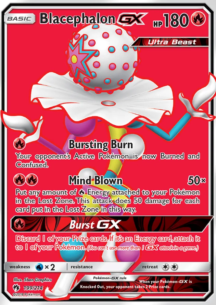 Blacephalon GX · Lost Thunder 199/214