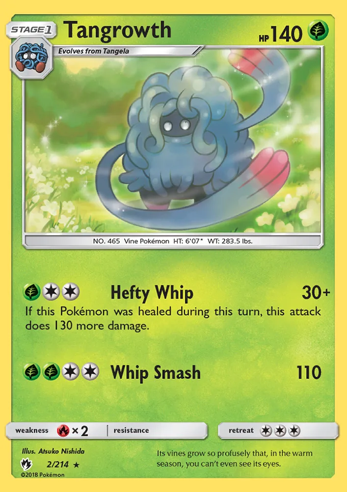 Tangrowth · Lost Thunder 2/214