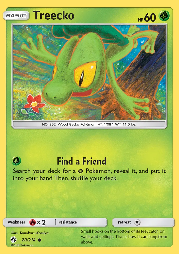 Treecko · Lost Thunder 20/214