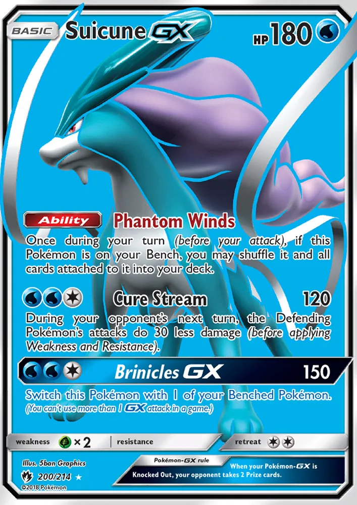 Suicune GX · Lost Thunder 200/214