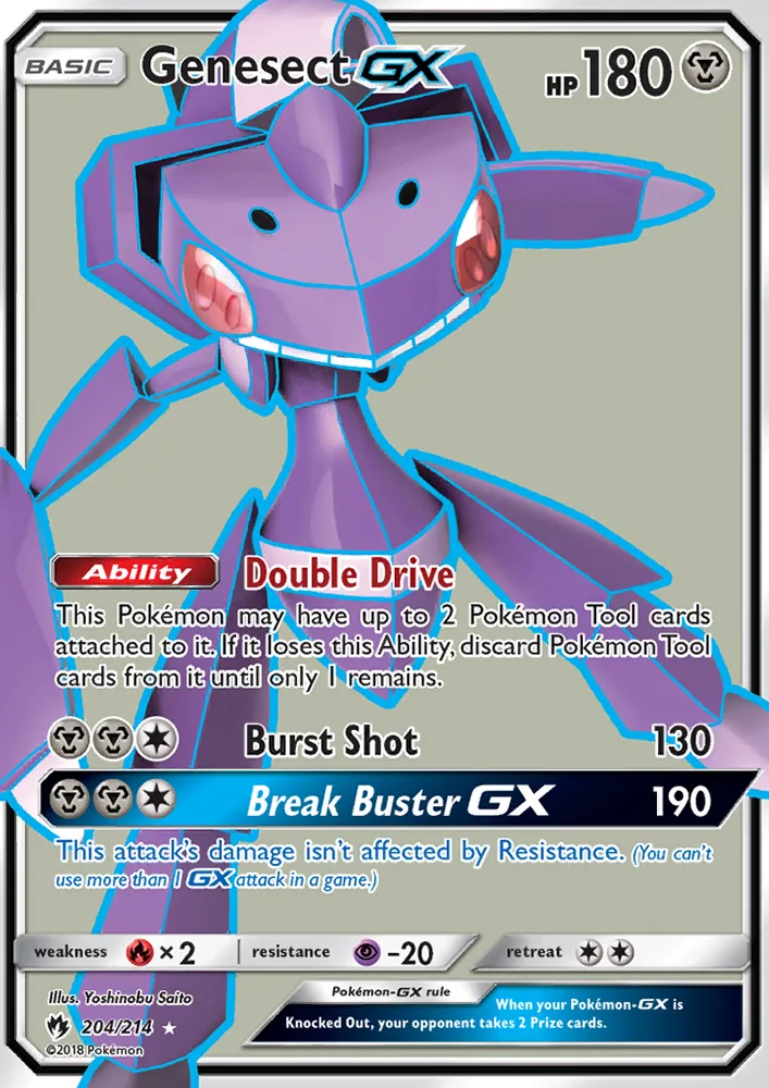 Genesect GX · Lost Thunder 204/214