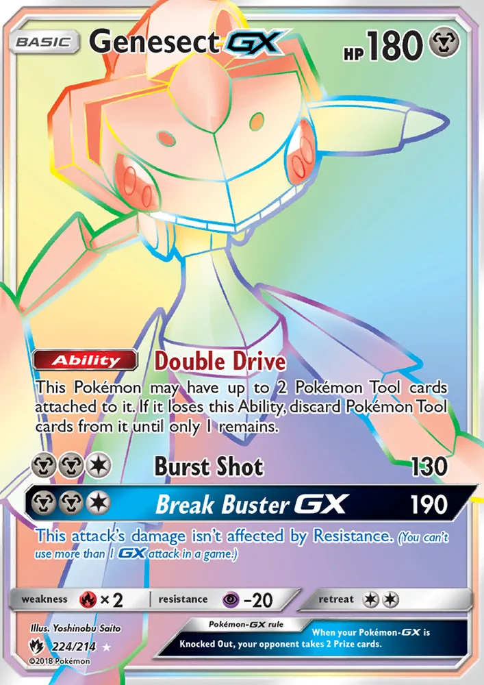 Genesect GX · Lost Thunder 224/214