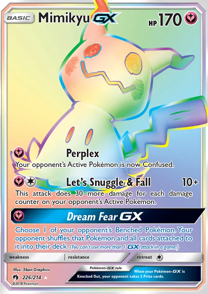 Mimikyu GX · Lost Thunder 226/214