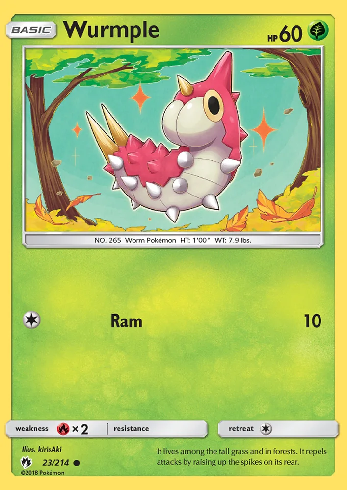 Wurmple · Lost Thunder 23/214