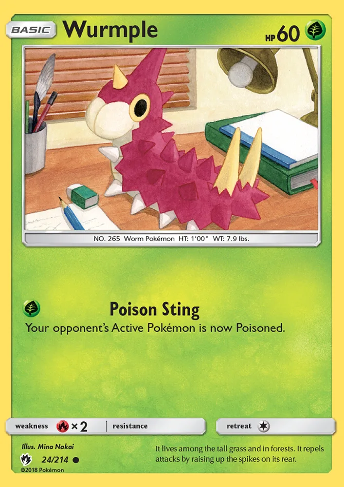 Wurmple · Lost Thunder 24/214