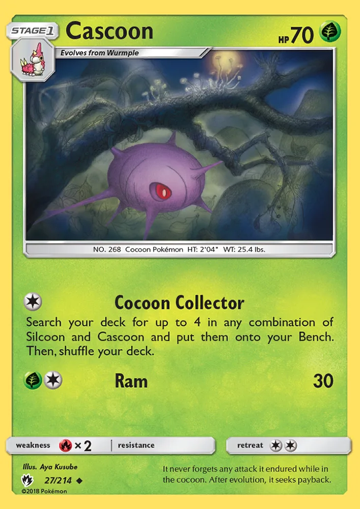 Cascoon · Lost Thunder 27/214