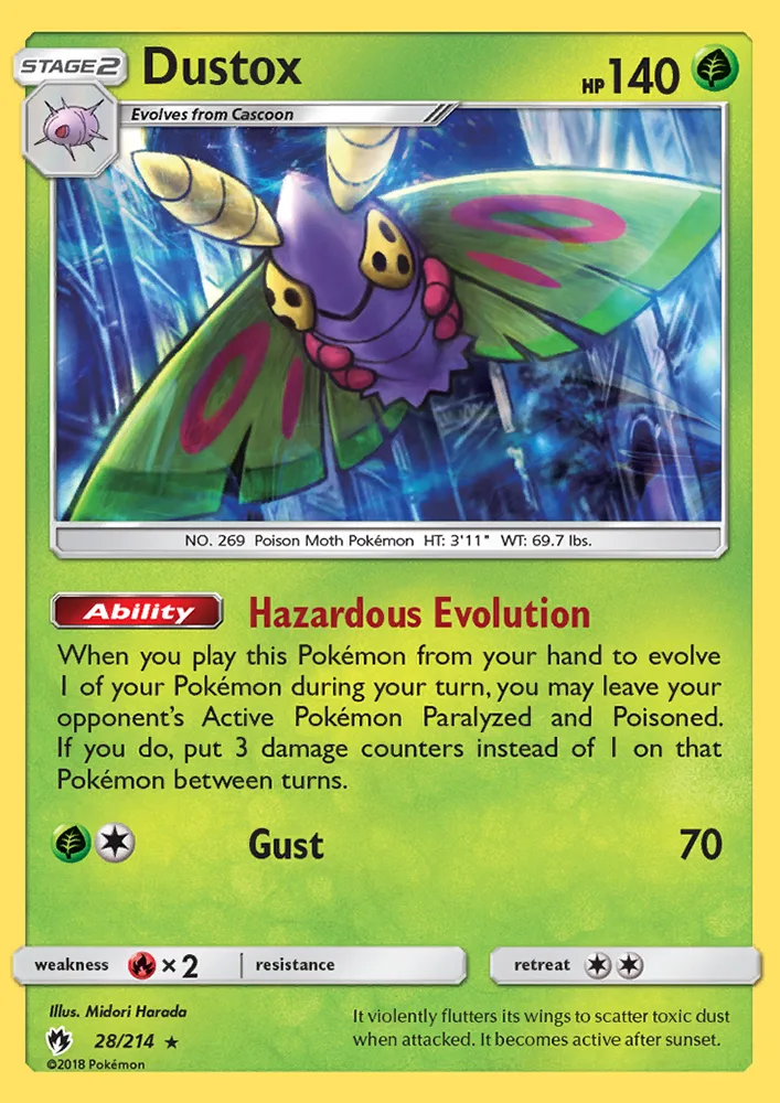 Dustox · Lost Thunder 28/214