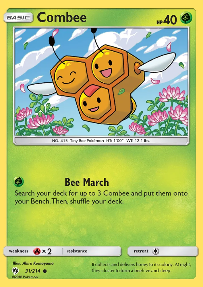 Combee · Lost Thunder 31/214