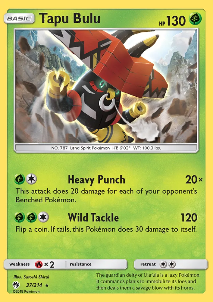 Tapu Bulu · Lost Thunder 37/214